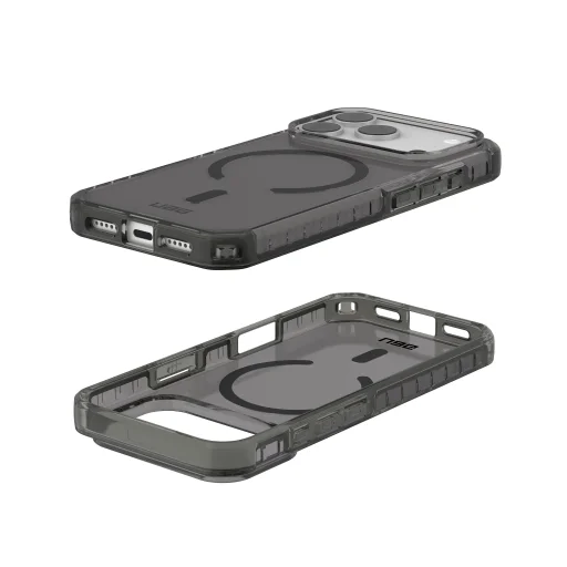 iPhone 18 Pro / 17 Pro hamuszürke/fekete UAG Plyo LT MagSafe védőtok - 10