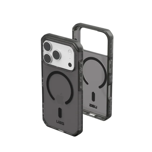 iPhone 18 Pro / 17 Pro hamuszürke/fekete UAG Plyo LT MagSafe védőtok - 11