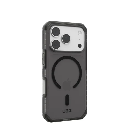 iPhone 18 Pro / 17 Pro hamuszürke/fekete UAG Plyo LT MagSafe védőtok - 14