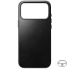 iPhone 18 Pro Max / 17 Pro Max fekete Nomad Traditional Leather Case Horween bőr védőtok thumbnail
