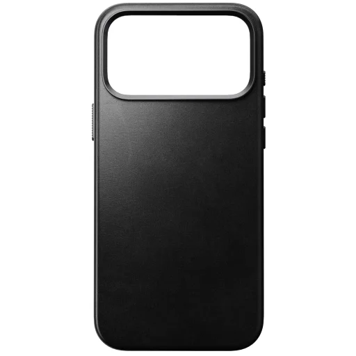 iPhone 18 Pro Max / 17 Pro Max fekete Nomad Traditional Leather Case Horween bőr védőtok - 4