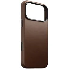 Apple iPhone 18 Pro Max / 17 Pro Max barna Nomad Traditional prémium bőr tok