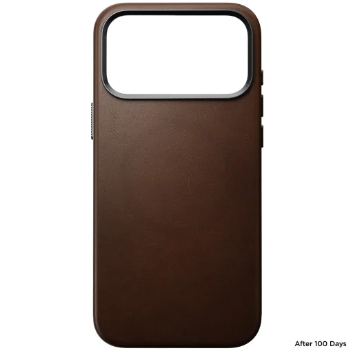 Prémiové kožené puzdro Nomad Traditional pre Apple iPhone 18 Pro Max / 17 Pro Max, hnedé - 4