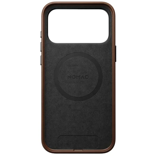 Prémiové kožené puzdro Nomad Traditional pre Apple iPhone 18 Pro Max / 17 Pro Max, hnedé - 6