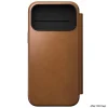 Apple iPhone 18 Pro Max / 17 Pro Max trieslovo hnedé Nomad Modern Leather Folio prémiové peňaženkové puzdro z pravej kože thumbnail