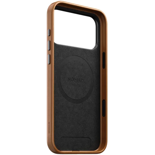 Apple iPhone 18 Pro Max / 17 Pro Max cserbarna Nomad Traditional prémium bőrtok - 5