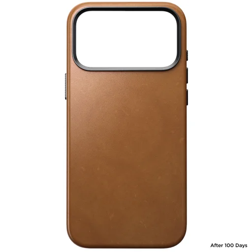 Apple iPhone 18 Pro Max / 17 Pro Max cserbarna Nomad Traditional prémium bőrtok - 4