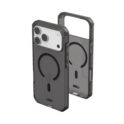 iPhone 18 Pro Max / 17 Pro Max hamuszürke/fekete UAG Plyo LT MagSafe védőtok - 13