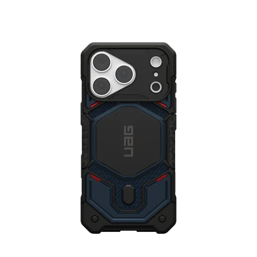 iPhone 18 Pro / 17 Pro UAG Monarch Pro MagSafe kevlár védőtok, tőkés réce kék - 12
