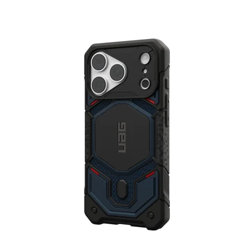 iPhone 18 Pro / 17 Pro UAG Monarch Pro MagSafe kevlár védőtok, tőkés réce kék - 13