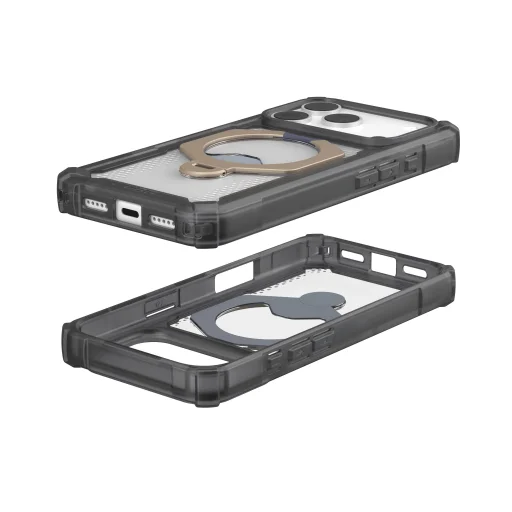 Apple iPhone 18 Pro / 17 Pro hamuszürke/titán UAG Plasma XTE 360 MagSafe védőtok - 20