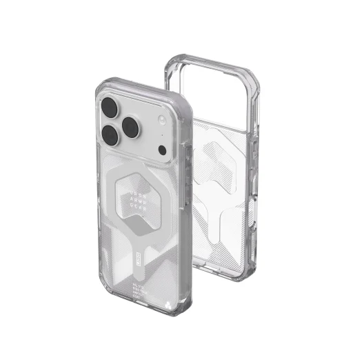 iPhone 18 Pro / 17 Pro áttetsző jég / füstszürke UAG Plyo MagSafe védőtok - 11