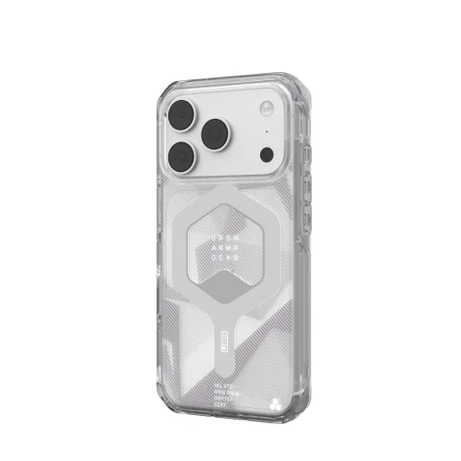 iPhone 18 Pro / 17 Pro áttetsző jég / füstszürke UAG Plyo MagSafe védőtok - 13