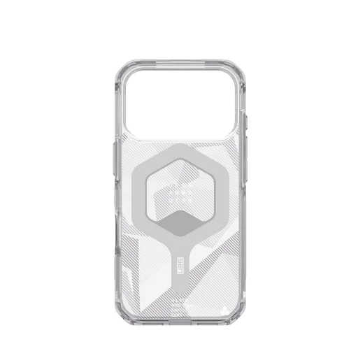 iPhone 18 Pro / 17 Pro áttetsző jég / füstszürke UAG Plyo MagSafe védőtok - 3