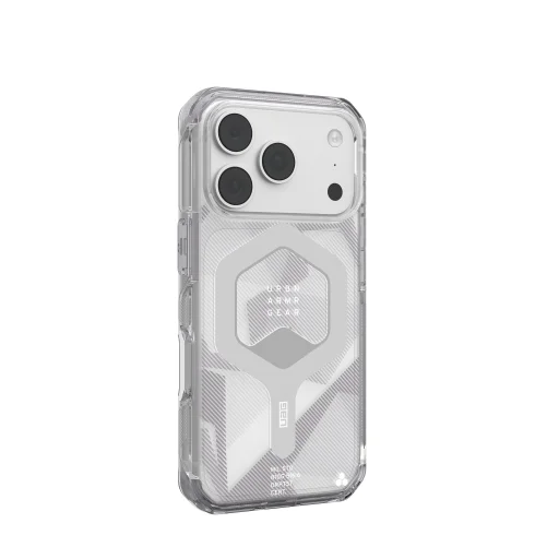 iPhone 18 Pro / 17 Pro priehľadný ľadový / dymovo sivý ochranný kryt UAG Plyo MagSafe - 14