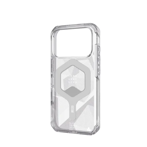 iPhone 18 Pro / 17 Pro áttetsző jég / füstszürke UAG Plyo MagSafe védőtok - 4