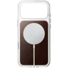 iPhone 18 Pro Max / 17 Pro Max rustikálna hnedá Nomad Clear Leather Case prémiový kožený kryt (Horween) thumbnail