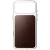 iPhone 18 Pro Max / 17 Pro Max rustikálna hnedá Nomad Clear Leather Case prémiový kožený kryt (Horween) thumbnail