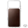 iPhone 18 Pro Max / 17 Pro Max rustikálna hnedá Nomad Clear Leather Case prémiový kožený kryt (Horween) thumbnail