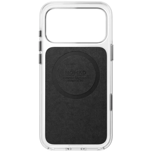 iPhone 18 Pro Max / 17 Pro Max rustikálna hnedá Nomad Clear Leather Case prémiový kožený kryt (Horween) - 8