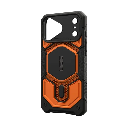 Apple iPhone 18 Pro Max / 17 Pro Max égetett narancssárga UAG Monarch Pro MagSafe Kevlar ütésálló védőtok - 4