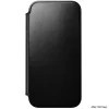 iPhone 18 Pro Max és 17 Pro Max fekete Nomad Modern Leather Folio prémium Horween bőr pénztárcatok thumbnail