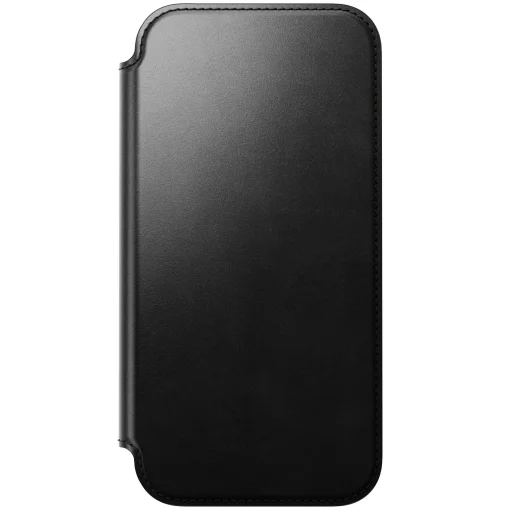 Čierne prémiové peňaženkové puzdro Nomad Modern Leather Folio z kože Horween pre iPhone 18 Pro Max a 17 Pro Max - 9