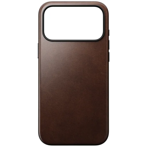 iPhone 18 Pro Max / 17 Pro Max rustikálna hnedá (Horween) Nomad Modern Leather puzdro z pravej kože - 4