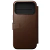 iPhone 18 Pro Max / 17 Pro Max hnedé Nomad Modern Leather Folio otváracie kožené puzdro thumbnail