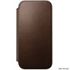 iPhone 18 Pro Max / 17 Pro Max hnedé Nomad Modern Leather Folio otváracie kožené puzdro thumbnail