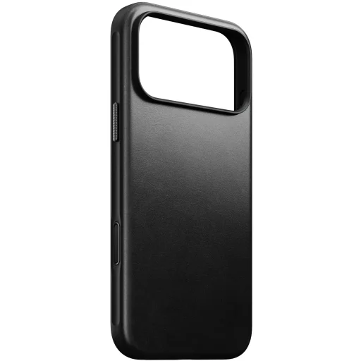 Apple iPhone 18 Pro Max / 17 Pro Max čierne (Horween) Nomad Modern Leather puzdro z pravej kože - 1