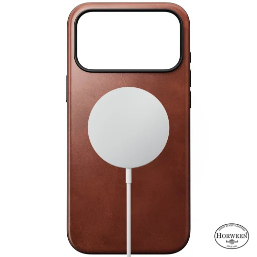 Apple iPhone 18 Pro Max / 17 Pro Max Olde Dublin Nomad Modern Leather Case prémiové kožené puzdro Horween - 3