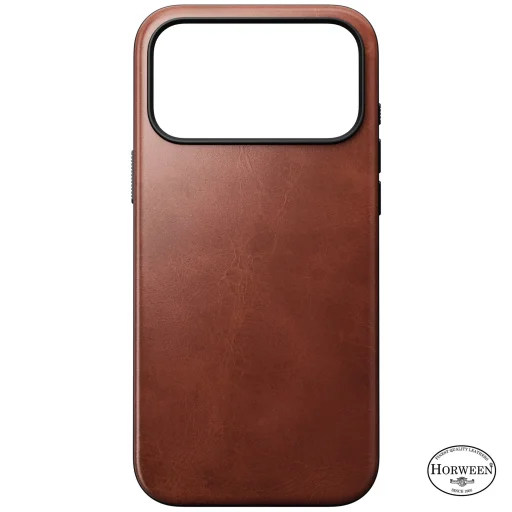 Apple iPhone 18 Pro Max / 17 Pro Max Olde Dublin Nomad Modern Leather Case prémiové kožené puzdro Horween - 7