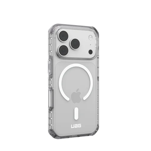 Apple iPhone 18 Pro / 17 Pro UAG Plyo LT MagSafe ochranný kryt, priehľadný / dymovo sivý - 14