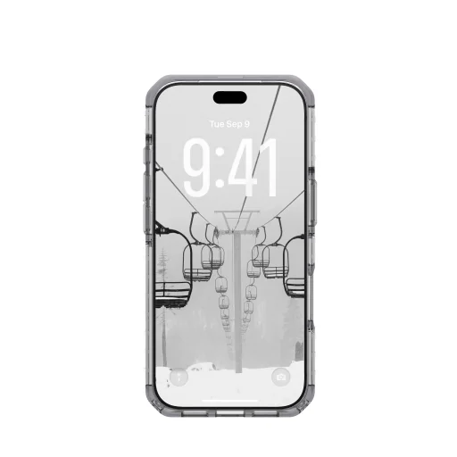 Apple iPhone 18 Pro / 17 Pro UAG Plyo LT MagSafe ochranný kryt, priehľadný / dymovo sivý - 15