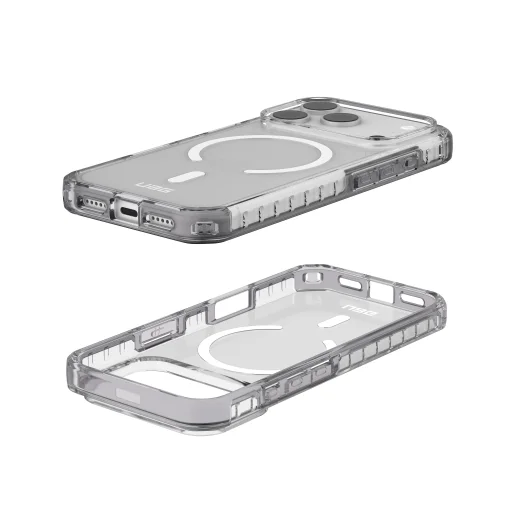 Apple iPhone 18 Pro / 17 Pro UAG Plyo LT MagSafe ochranný kryt, priehľadný / dymovo sivý - 10