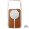 iPhone 18 Pro Max / 17 Pro Max sedlová hnedá (Horween) Nomad Clear Leather prémium kožené ochranné puzdro thumbnail