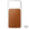 iPhone 18 Pro Max / 17 Pro Max sedlová hnedá (Horween) Nomad Clear Leather prémium kožené ochranné puzdro thumbnail