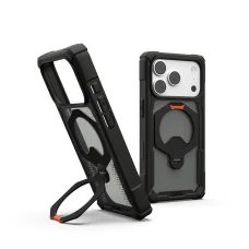 iPhone 18 Pro / 17 Pro fekete/narancssárga UAG Plasma XTE 360 MagSafe tok