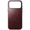 Apple iPhone 18 Pro Max / 17 Pro Max bordó Nomad Traditional Leather prémium bőrtok thumbnail