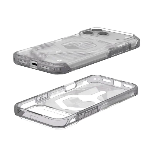iPhone 18 Pro Max / 17 Pro Max priesvitný ľadový/dymovo sivý UAG Plyo MagSafe nárazuvzdorný kryt - 12