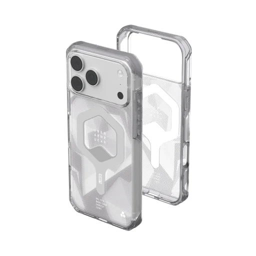iPhone 18 Pro Max / 17 Pro Max priesvitný ľadový/dymovo sivý UAG Plyo MagSafe nárazuvzdorný kryt - 13