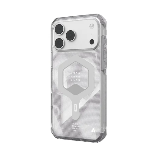iPhone 18 Pro Max / 17 Pro Max priesvitný ľadový/dymovo sivý UAG Plyo MagSafe nárazuvzdorný kryt - 15
