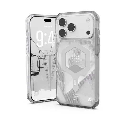 iPhone 18 Pro Max / 17 Pro Max áttetsző jég/füstszürke UAG Plyo MagSafe ütésálló tok - 1