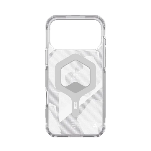 iPhone 18 Pro Max / 17 Pro Max áttetsző jég/füstszürke UAG Plyo MagSafe ütésálló tok - 4