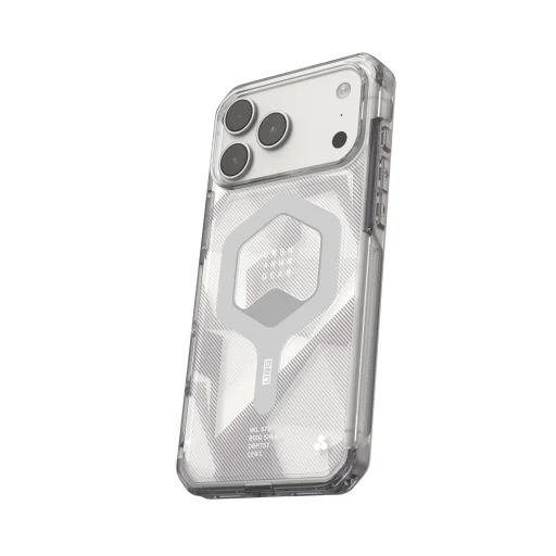 iPhone 18 Pro Max / 17 Pro Max áttetsző jég/füstszürke UAG Plyo MagSafe ütésálló tok - 11