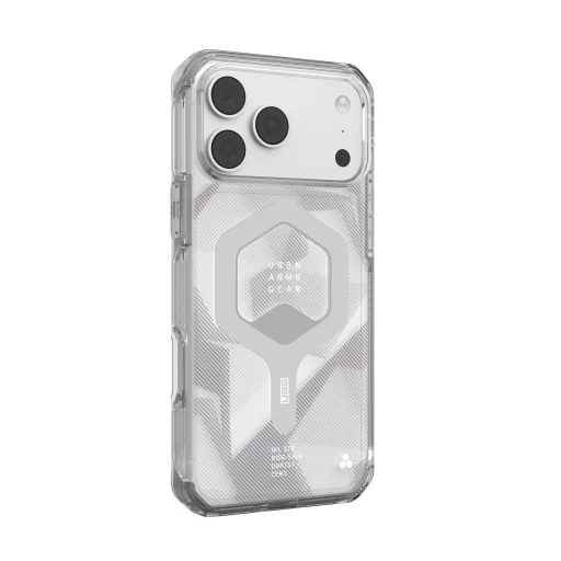 iPhone 18 Pro Max / 17 Pro Max áttetsző jég/füstszürke UAG Plyo MagSafe ütésálló tok - 16