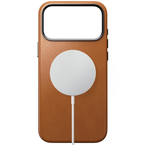 iPhone 18 Pro Max / 17 Pro Max Nomad Traditional valódi bőr hátlaptok, nyeregbarna (Horween) - 2