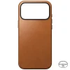 iPhone 18 Pro Max / 17 Pro Max sedlovohnedé Nomad Modern Leather Case (Horween) prémiové kožené ochranné puzdro thumbnail