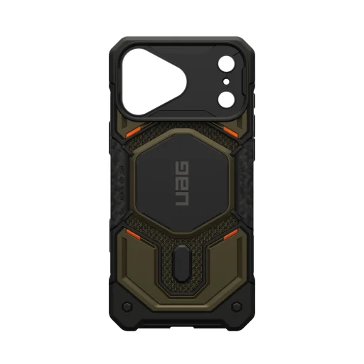 Apple iPhone 18 Pro Max / 17 Pro Max zöld UAG Monarch Pro MagSafe Kevlar ütésálló tok - 3